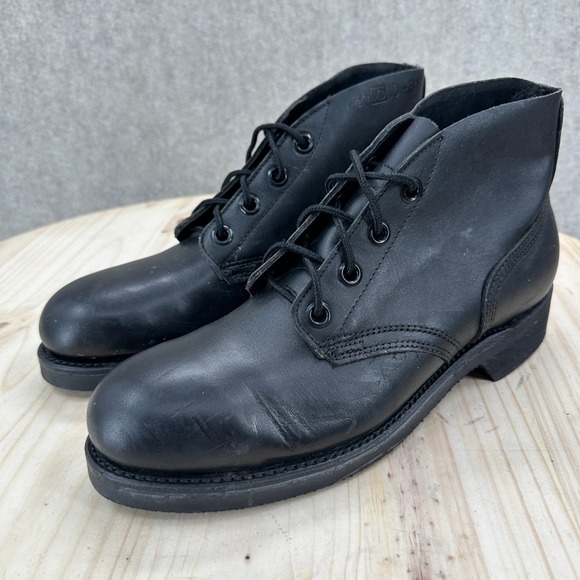Lot 2 Addison 1986 Boondocker Military Chukka Boots US Navy Flight Deck 7.5 N
